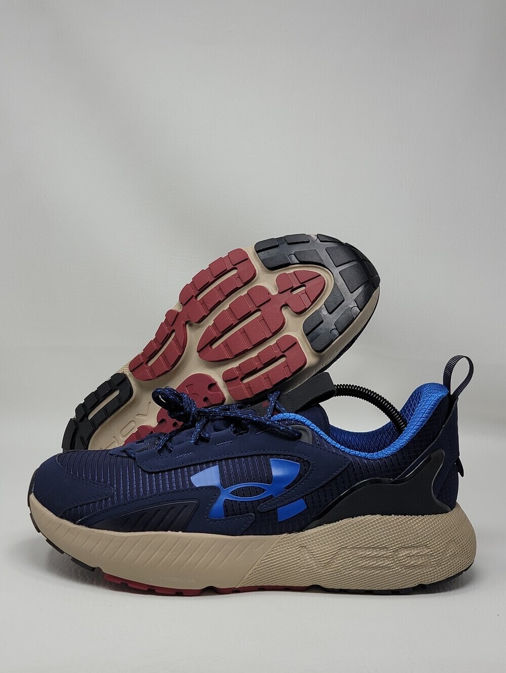 Under Armour HOVR Mega 2 Blue Navy Running Shoes 3026629-410 Men's Size 11.5 New
